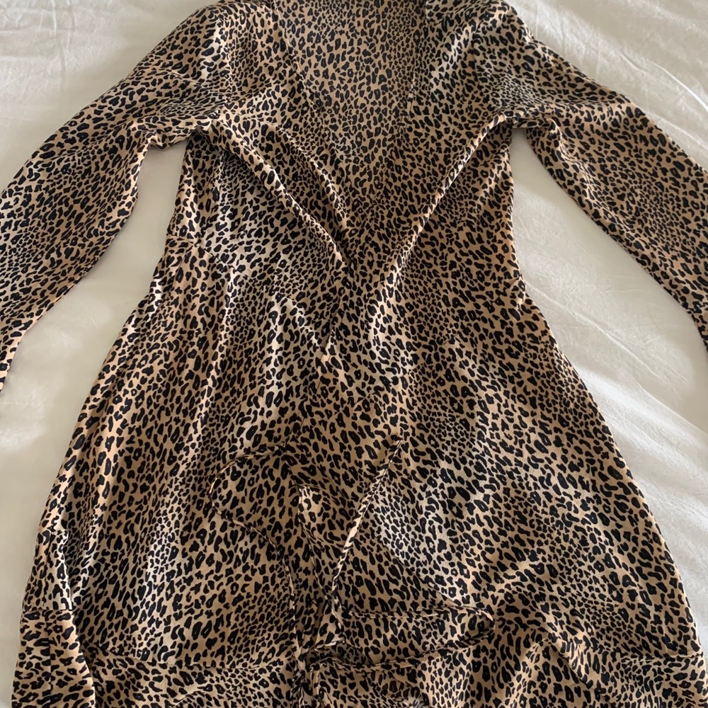 Cheetah print dress